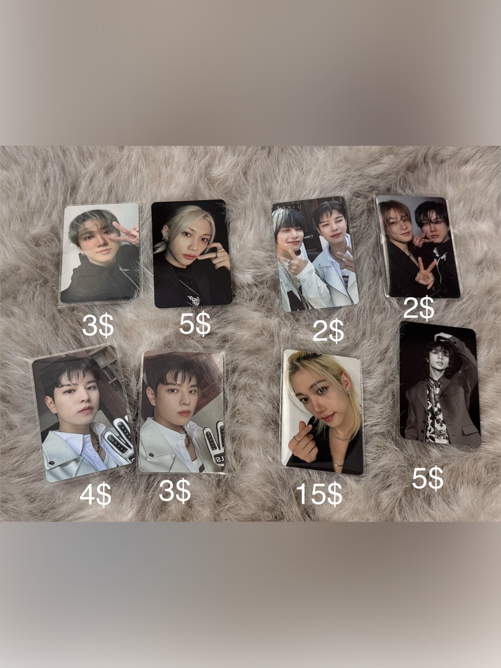Stray kids Hop & Ate photocards